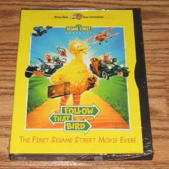 Sesame Street FOLLOW THAT BIRD First Sesame Street Movie Ever DVD